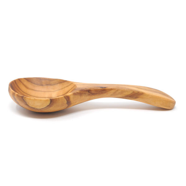 BeldiNest Olive Wood Ladle for Cooking, Soup Spoon Ladle – Wooden Serving Spoon, 13-12 Handle, Scoop Size 6-2oz – Eco-Friendly, Genuine and Endurable