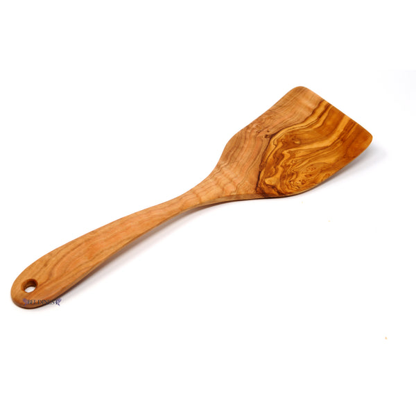 BeldiNest Olive Wood Ladle for Cooking, Soup Spoon Ladle – Wooden Serving Spoon, 13-12 Handle, Scoop Size 6-2oz – Eco-Friendly, Genuine and Endurable