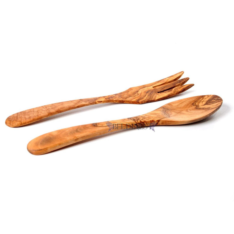 Wooden Salad Claws Made of Olive Wood