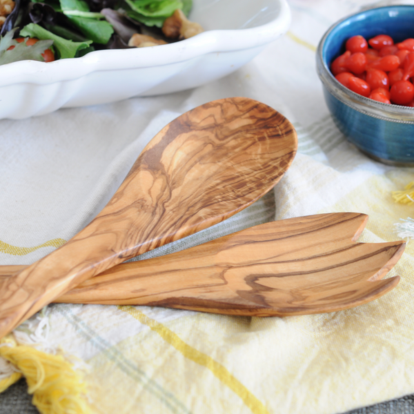 BeldiNest Olive Wood Soup Ladle