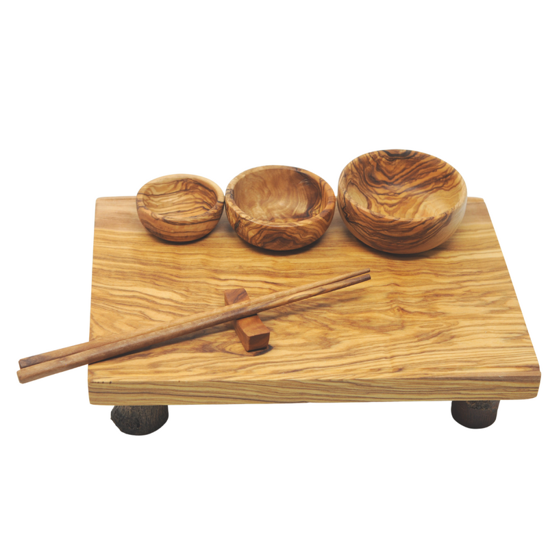 Olive Wood Sushi Plate, Sushi Serving Tray, Sushi Gift, Olive Chopstick  Board, Handmade Sushi Set, Sushi Accessory, Custom Chopsticks 