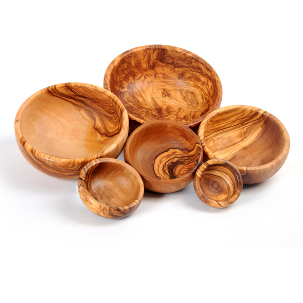 Set of Bowls | Olive Wood Nesting Bowls at BeldiNest