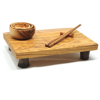 Olive Wood Sushi Plate, Sushi Serving Tray, Sushi Gift, Olive Chopstick  Board, Handmade Sushi Set, Sushi Accessory, Custom Chopsticks 