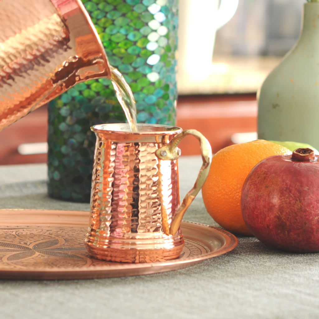 Hand Hammered Copper Small Mug