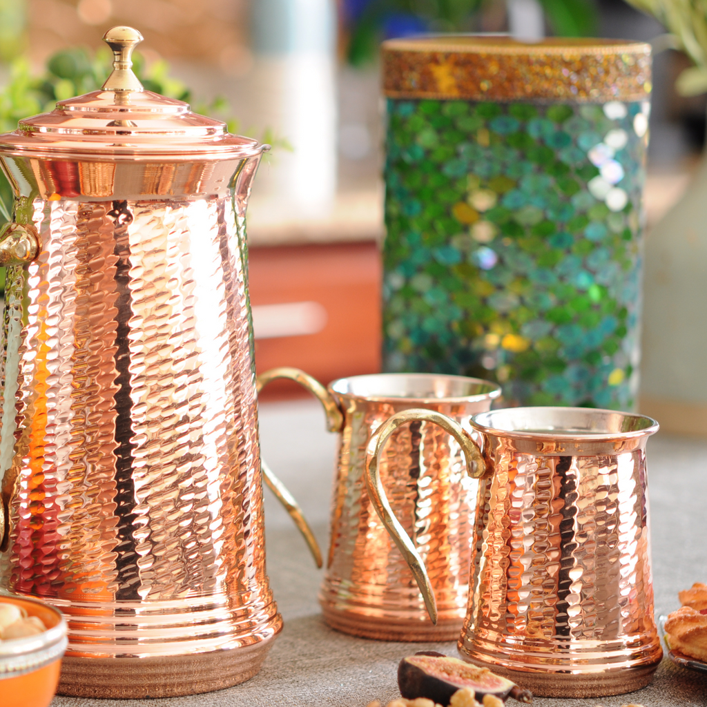 Hand Hammered Copper Small Mug