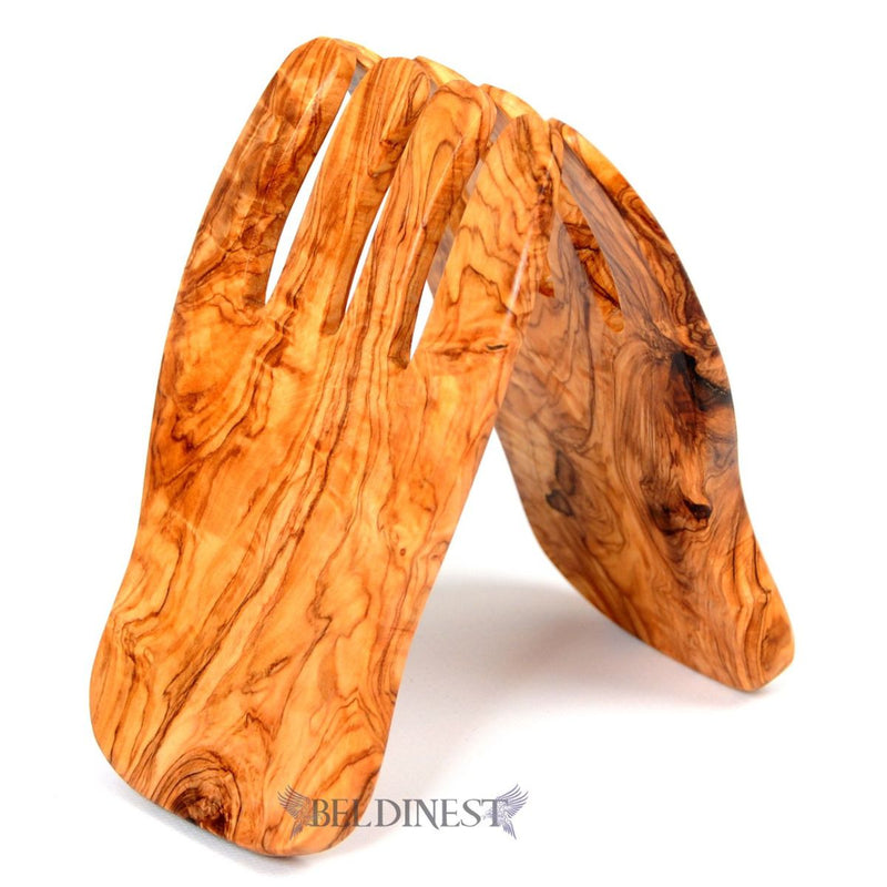 Wooden Salad Claws Made of Olive Wood