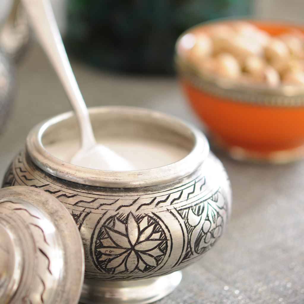 Hand Chiseled Copper Sugar Bowl